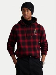 Polo Ralph Lauren Bluza 710981796001 Czerwony Regular Fit. Czerwone bluzy bez kaptura męskie Polo Ralph Lauren, l, z bawełny. Za 899.99 zł.