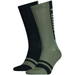 Skarpety Męskie Puma Seasonal Logo Socks Czarne 43-46. Czarne skarpetki męskie Puma, bez wzorów, z bawełny. Za 125.99 zł.