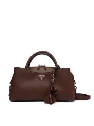 Guess Torebka Danielle HWZG22 27050 Brązowy. Brązowe torebki klasyczne damskie Guess, z aplikacjami, ze skóry, bez dodatków. Za 584.99 zł.