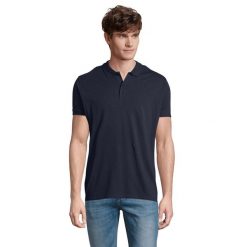Męska Koszulka Polo Planet. Niebieskie koszulki polo męskie SOL'S, m, bez wzorów, bez ramiączek. Za 65.99 zł.