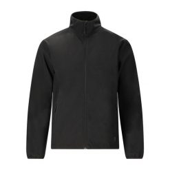 Kurtka wodoodporna Whistler Lango. Czarne kurtki męskie WHISTLER, bez wzorów, z softshellu, sportowe, bez kaptura. Za 215.50 zł.