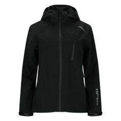 Damska kurtka wodoodporna Weather Report Camelia. Czarne kurtki przeciwdeszczowe damskie Weather Report, bez kaptura. W wyprzedaży za 282.50 zł.