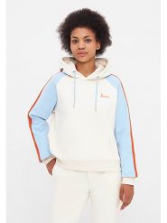 Bench Bluza w kolorze biało-błękitnym rozmiar: 40. Białe bluzy z kapturem damskie Bench. Za 109.52 zł.