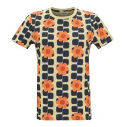 Koszulka damska Regatta Orla Kiely. Brązowe t-shirty damskie Regatta, m, bez wzorów, z bawełny, bez kołnierzyka. Za 99.95 zł.