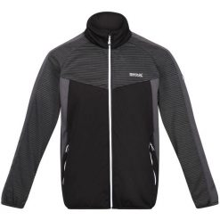 Regatta Yare VI Extol Stretch męska kurtka softshell — wiatroszczelna. Czarne kurtki softshell damskie Regatta, m, bez wzorów, z softshellu, bez kaptura. Za 235.99 zł.