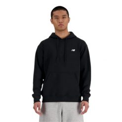Bluza sportowa męska New Balance MT41511BK. Czarne bluzy sportowe męskie New Balance, m, z materiału. Za 387.00 zł.