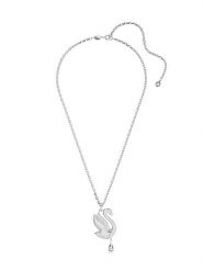 Swarovski Naszyjnik z zawieszką - dł. 66 cm rozmiar: onesize. Szare naszyjniki damskie Swarovski, metalowe. Za 543.99 zł.