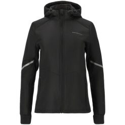 Bluza hybrydowa damska Endurance Princey PrimaLoft®. Czarne kurtki do biegania damskie Endurance, bez wzorów, bez kaptura, primaloft. Za 449.99 zł.