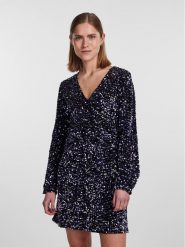 Pieces Sukienka koktajlowa 17133626 Czarny Slim Fit. Czarne sukienki damskie Pieces, m, bez wzorów, z syntetyku, wizytowe, bez kołnierzyka, bez ramiączek. Za 159.99 zł.