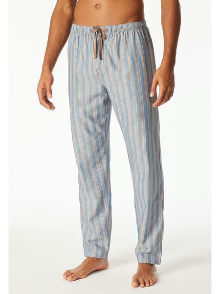 Schiesser Spodnie piżamowe w kolorze błękitnym rozmiar: 58. Niebieskie piżamy męskie Schiesser, bez wzorów, z bawełny, bez ramiączek. Za 108.99 zł.