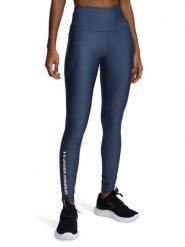 Under Armour Legginsy sportowe w kolorze granatowym rozmiar: S. Niebieskie legginsy damskie Under Armour, s, bez wzorów. Za 140.53 zł.