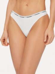 Calvin Klein Underwear Stringi 000QD5043E Biały. Białe stringi damskie Calvin Klein Underwear, xl, bez wzorów, z bawełny. Za 59.99 zł.