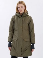 Finside Parka zimowa "Oikku" w kolorze khaki rozmiar: 34. Brązowe parki damskie finside, na zimę, s, bez wzorów. Za 430.46 zł.