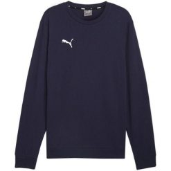 Bluza Męska Team Goal Crew Neck Casual. Niebieskie bluzy bez kaptura męskie Puma, m. Za 240.99 zł.
