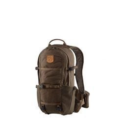 Plecak Fjallraven Lappland Hike 15 - dark olive. Brązowe plecaki damskie Fjällräven, bez wzorów, sportowe. Za 967.99 zł.