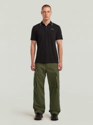G-Star Koszulka polo w kolorze czarnym rozmiar: XXL. Czarne koszulki polo męskie G-Star, xxl, bez wzorów, bez ramiączek. Za 153.71 zł.