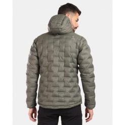 Kurtka puchowa Kilpi Albert. Zielone kurtki męskie Kilpi, m, bez wzorów, z nylonu, bez kaptura, narciarskie. Za 628.61 zł.