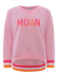 Zwillingsherz Bluza "Rahel" w kolorze jasnoróżowym rozmiar: S/M. Różowe bluzy bez kaptura damskie Zwillingsherz, m. Za 204.96 zł.