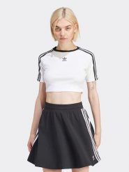 Adidas Koszulka w kolorze białym rozmiar: L. Białe bluzki damskie Adidas, l, bez wzorów, bez kołnierzyka. Za 87.81 zł.