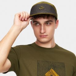 Czapka z daszkiem Alpinus Arizona. Niebieskie czapki męskie Alpinus, bez wzorów, sportowe. Za 65.00 zł.