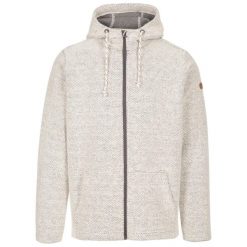 Bluza z kapturem Trespass Scawton. Białe bluzy z kapturem męskie Trespass, m, z bawełny. Za 350.00 zł.