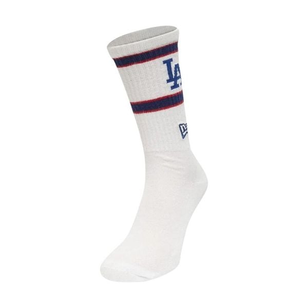 Skarpetki Los Angeles Dodgers Premium. Białe skarpetki męskie New Era, bez wzorów, z bawełny. Za 73.15 zł.