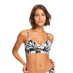 Góra od stroju kąpielowego ROXY PT Roxy Love The Cross Step. Białe bikini damskie Roxy, bez wzorów. Za 89.99 zł.
