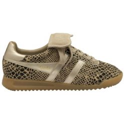 Damskie zamszowe buty sportowe Gola Stadium '86 Sahara. Brązowe buty sportowe na co dzień damskie Gola, bez wzorów, z gumy, do piłki nożnej. Za 553.50 zł.