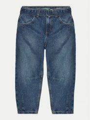 United Colors Of Benetton Jeansy 4AW7CE033 Niebieski Slouchy Fit. Niebieskie spodnie dziewczęce United Colors Of Benetton, z bawełny. Za 89.99 zł.
