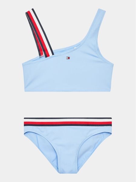 Tommy Hilfiger Strój kąpielowy Bralette UG0UG00635 Niebieski. Niebieskie stroje kąpielowe dziewczęce Tommy Hilfiger, bez wzorów, z syntetyku. Za 139.99 zł.