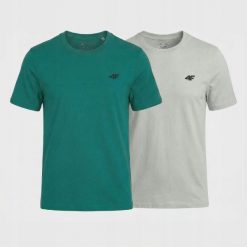 KOSZULKA MĘSKA LIMITOWANA 4F T-SHIRT KOMPLET ZESTAW 2 SZTUKI XL M3948 SS26. T-shirty sportowe męskie 4f, m, z bawełny, bez ramiączek, na fitness i siłownię. Za 75.80 zł.