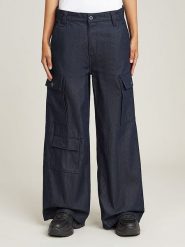 G-Star Dżinsy "Mega Cargo" - Loose fit - w kolorze granatowym rozmiar: W30. Niebieskie jeansy damskie G-Star. Za 297.97 zł.