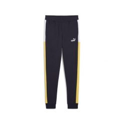 Młodzieżowe spodnie dresowe Essentials Block PUMA New Navy Blue. Niebieskia spodnie dresowe damskie Puma, m, bez wzorów, z dresówki. Za 115.99 zł.