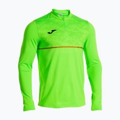 Bluza do biegania męska Joma Record III. Zielone bluzy sportowe męskie Joma, bez wzorów, z elastanu, sportowe, bez kołnierzyka, bez ramiączek. Za 139.99 zł.