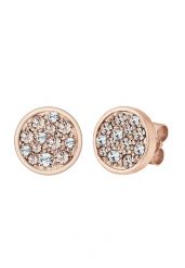 Elli Damskie kółko z kryształkami ze srebra próby 925 sterling silver Kolczyki 1 ct. Szare kolczyki damskie Elli, srebrne, na sztyftcie. Za 293.99 zł.