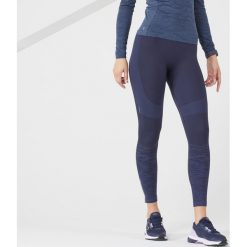 Legginsy do biegania damskie Kiprun Care. Niebieskie legginsy damskie KIPRUN, m, bez wzorów, z elastanu. W wyprzedaży za 89.99 zł.