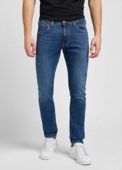 MESKIE SPODNIE LEE LUKE EAST NEW YORK 112346319. Spodnie materiałowe męskie Lee, bez wzorów, z jeansu. Za 219.99 zł.