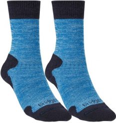 BRIDGEDALE Skarpety damskie EXPLORER HW COMFORT BOOT WMN Blue Marl-S. Niebieskie skarpetki damskie Bridgedale, bez wzorów, z elastanu. Za 81.80 zł.