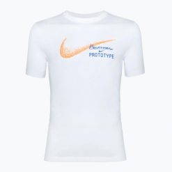 Koszulka do biegania męska Nike Dri-Fit Founders. Białe t-shirty sportowe męskie Nike, m, bez ramiączek, do biegania, dri-fit (nike). Za 94.99 zł.