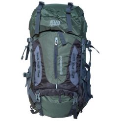 Plecak Mountains 60 L na bardziej wymagające wędrówki w kolorze zielonym. Zielone plecaki damskie KUBISPORT, bez wzorów, sportowe. Za 241.00 zł.