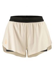 Craft Szorty "Pro Hypervent Split" w kolorze beżowym do biegania rozmiar: XL. Brązowe spodenki sportowe damskie Craft, xl, z materiału, do biegania. Za 104.99 zł.