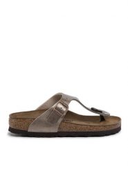 Birkenstock Japonki Gizeh Bs 1016145 Brązowy. Brązowe klapki damskie Birkenstock, bez wzorów, ze skóry, bez obcasa. Za 299.99 zł.