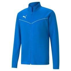 Bluza męska Puma teamRISE Training Poly Jacket niebieska. Białe bluzy bez kaptura męskie Puma, m. Za 142.86 zł.