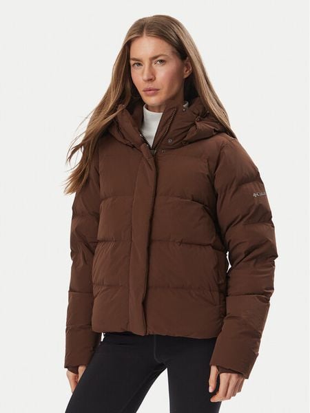 Columbia Kurtka puchowa Amaze Puff 2133714 Brązowy ciemny Regular Fit. Brązowe kurtki damskie Columbia, xs, bez wzorów, z puchu, bez kaptura. Za 1,049.00 zł.