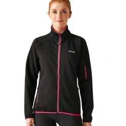 Bluza turystyczna polarowa damska Regatta Ravenhill. Czarne bluzy bez kaptura damskie Regatta, bez wzorów, z polaru, bez ramiączek, bez kaptura. Za 216.70 zł.