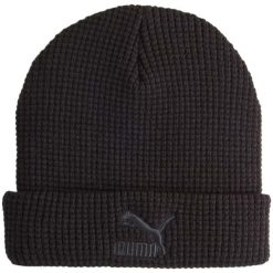 Czapka Zimowa Puma Classics Mid Fit Beanie. Czarne czapki męskie Puma, na zimę, bez wzorów. Za 74.80 zł.