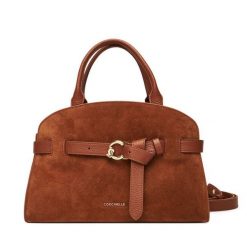 Torebka Coccinelle. Brązowe torebki klasyczne damskie Coccinelle, bez wzorów, bez dodatków. Za 1,699.00 zł.