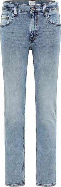 Męskie Spodnie jeansowe Mustang Style Washington Straight Denim Blue 1016617 5000 202. Niebieskie spodnie materiałowe męskie Mustang, bez wzorów, z denimu. Za 219.99 zł.