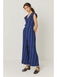 SKFK Top "Berta" w kolorze granatowo-czarnym rozmiar: 40. Niebieskie topy damskie SKFK, bez wzorów, bez kołnierzyka. Za 173.99 zł.