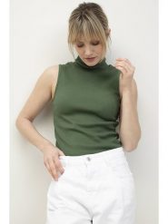 Josephine & Co Top w kolorze khaki rozmiar: XS. Brązowe topy damskie Josephine & Co, xs, bez wzorów, bez kołnierzyka. Za 92.21 zł.